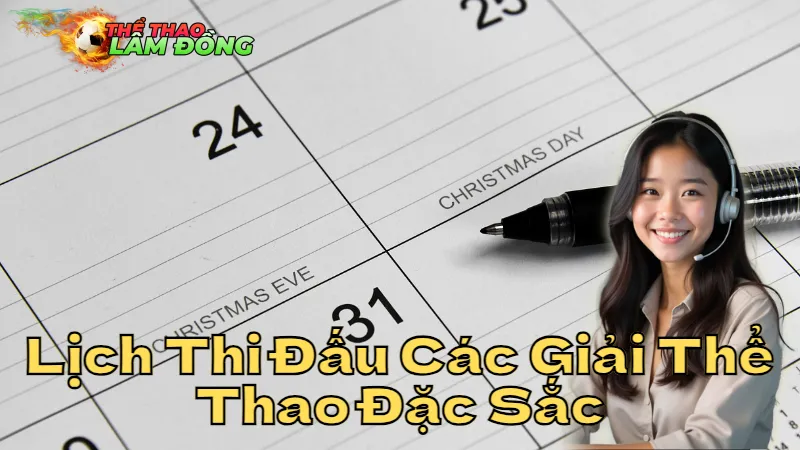 Lịch Thi Đấu Các Giải Thể Thao Đặc Sắc